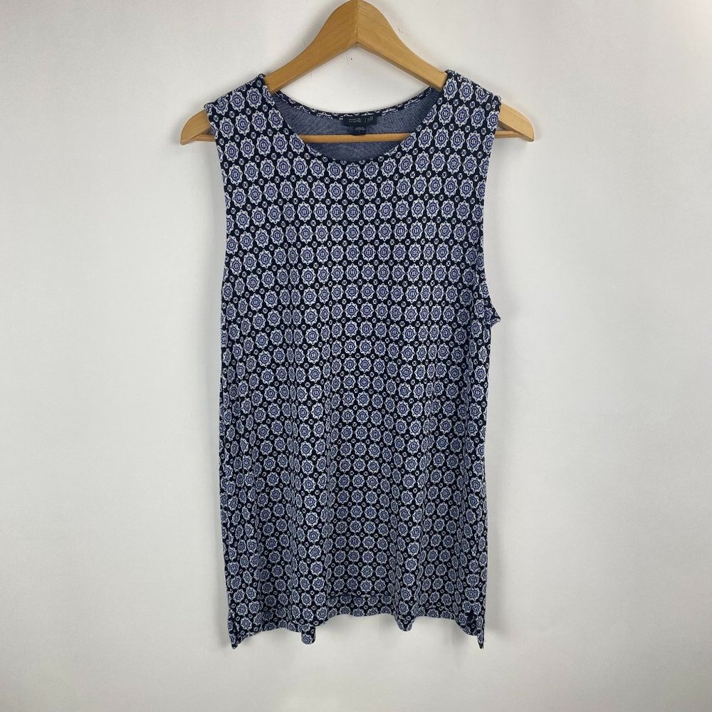 J.Jill Wearever Collection Medallion Print Tunic Top